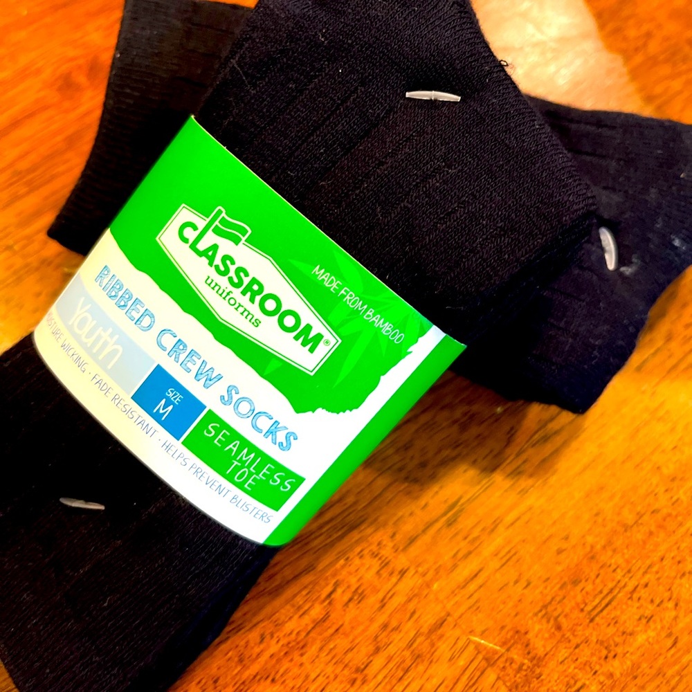 Classroom ~ Boy’s Dress Code Uniform Socks ~ M